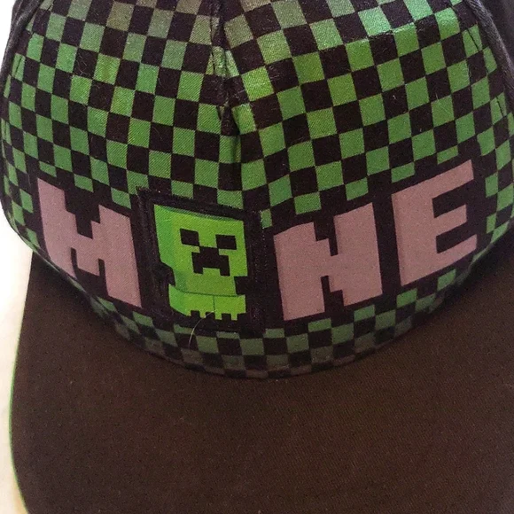 Minecraft checkered adjustable cap - Picture 2 of 4